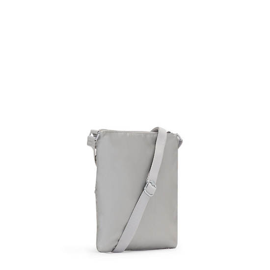 Sac Mini Kipling Keiko Metallic Crossbody Argent | FR 1882FD